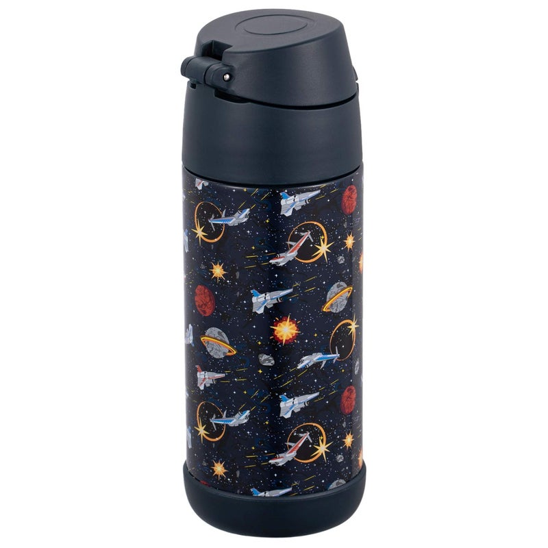 Snug Insulated Kids Water Bottle with Straw & Spout â€“ Double-Wall Stainless Steel, Leakproof, Easy-Flip Lid â€“ For School, Travel, Toddlers & Big Kids - Space Wars, 12oz - Image 5